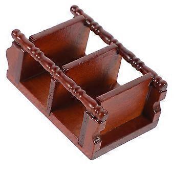 Dockhus Nattduksbord Miniatyr Nattduksbord För Dekoration 2 Styck Trämöbler