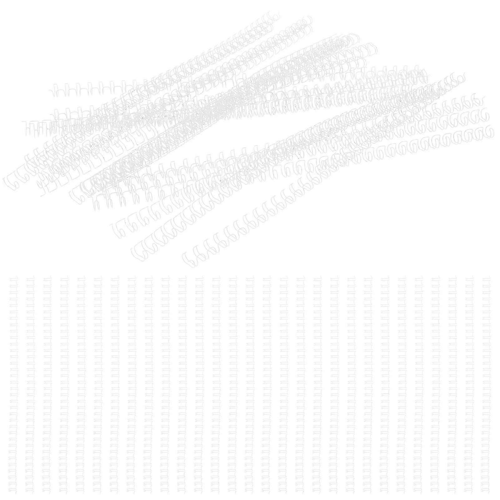 Loose Leaf Binder Rings Metal Double Loop Wire Binding Rings for Notebook 100Pcs