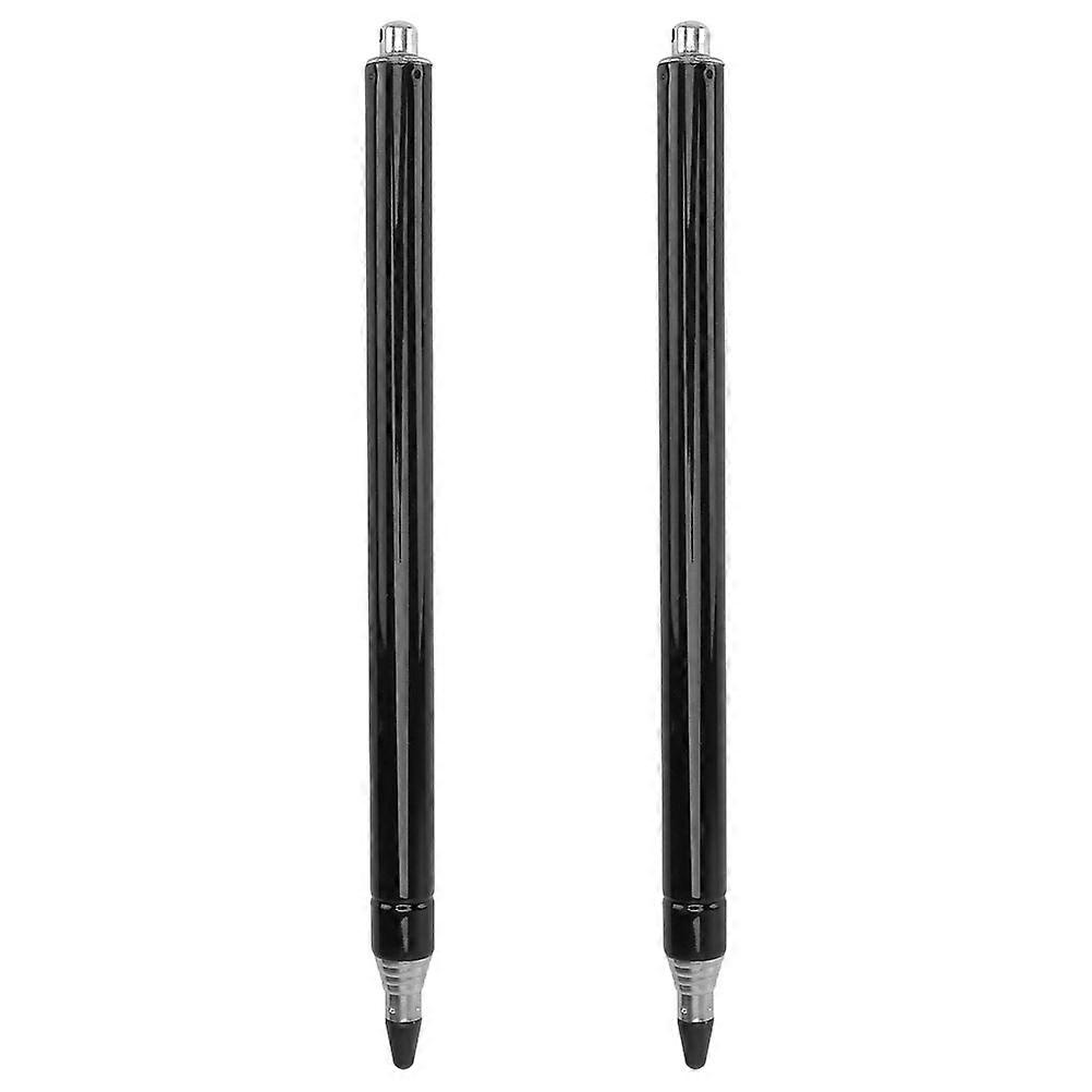 Extendable Teachers Pointer Stainless Steel for Teaching Use 2Pcs Black