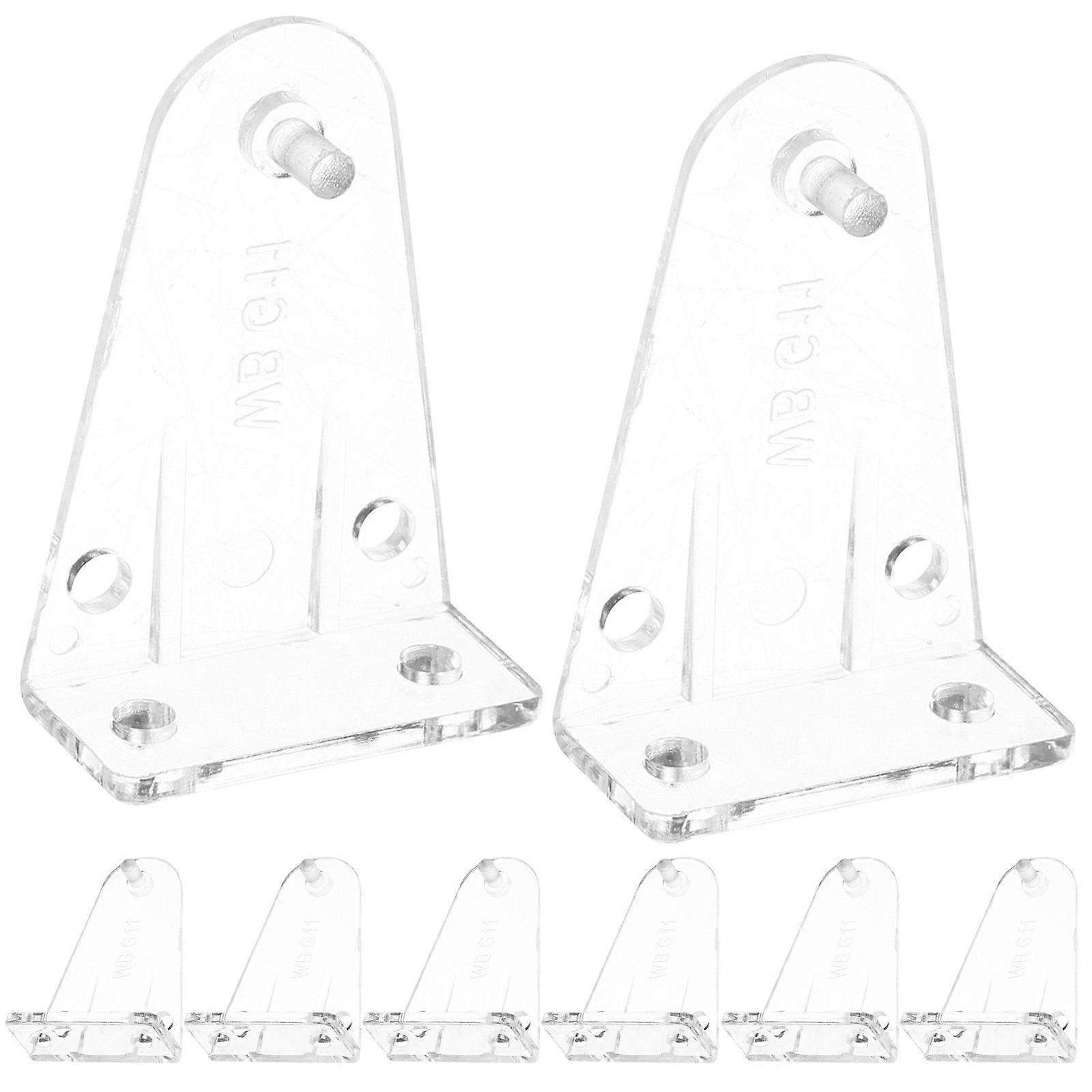 Blind Hold Down Brackets Transparent Pom Brackets for 40Pcs Blinds Use