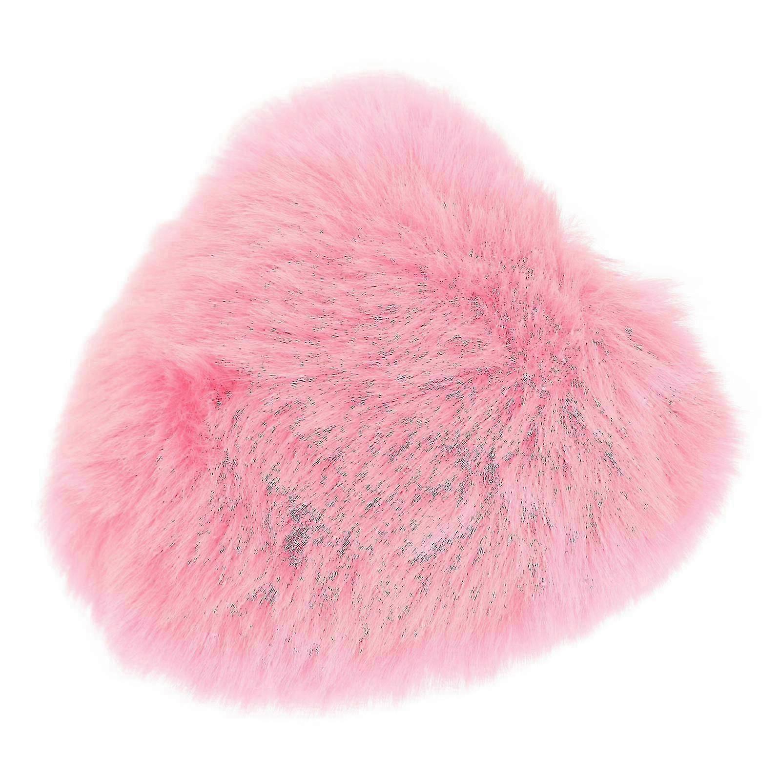 Thickened Plush Microphone Protector Cover, Pink, 1Pc
