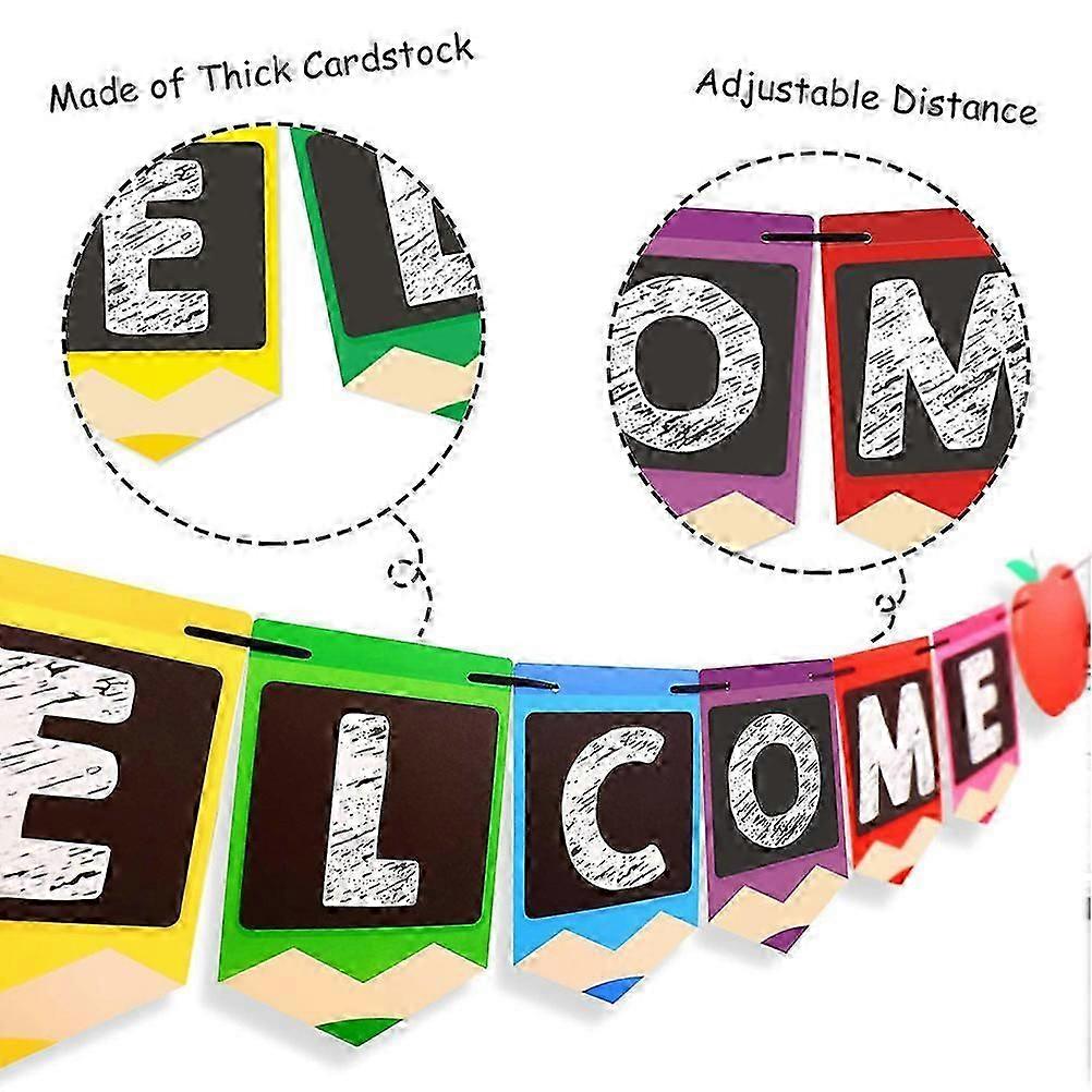 Party Pull Flag Banner for School Celebration 2Sets