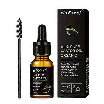 Natürliches Rizinusöl für Wimpern & Augenbrauen 10 ml Reines Wachstumsserum