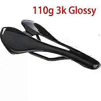 Selle de vélo en fibre de carbone 3K Siège de vélo de route VTT Équipement de cyclisme ultra léger Matte/ Glossy 270x143mm