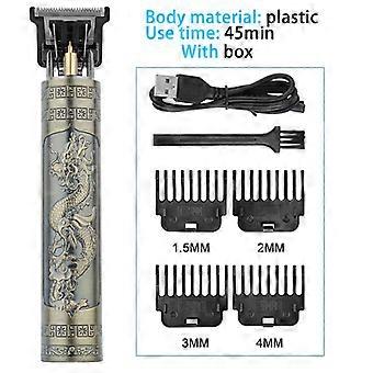 Vintage T9 Machine de coupe de cheveux électrique sans fil Tondeuse de cheveux professionnelle Barbier pour hommes Clipper Shaver Barbe Briquet