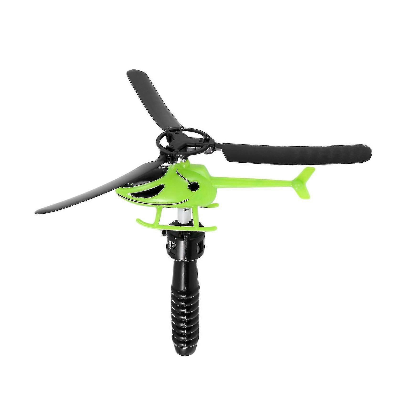 Aviation Model Handle Pull The Plane Compatible With Children Play Helicopter