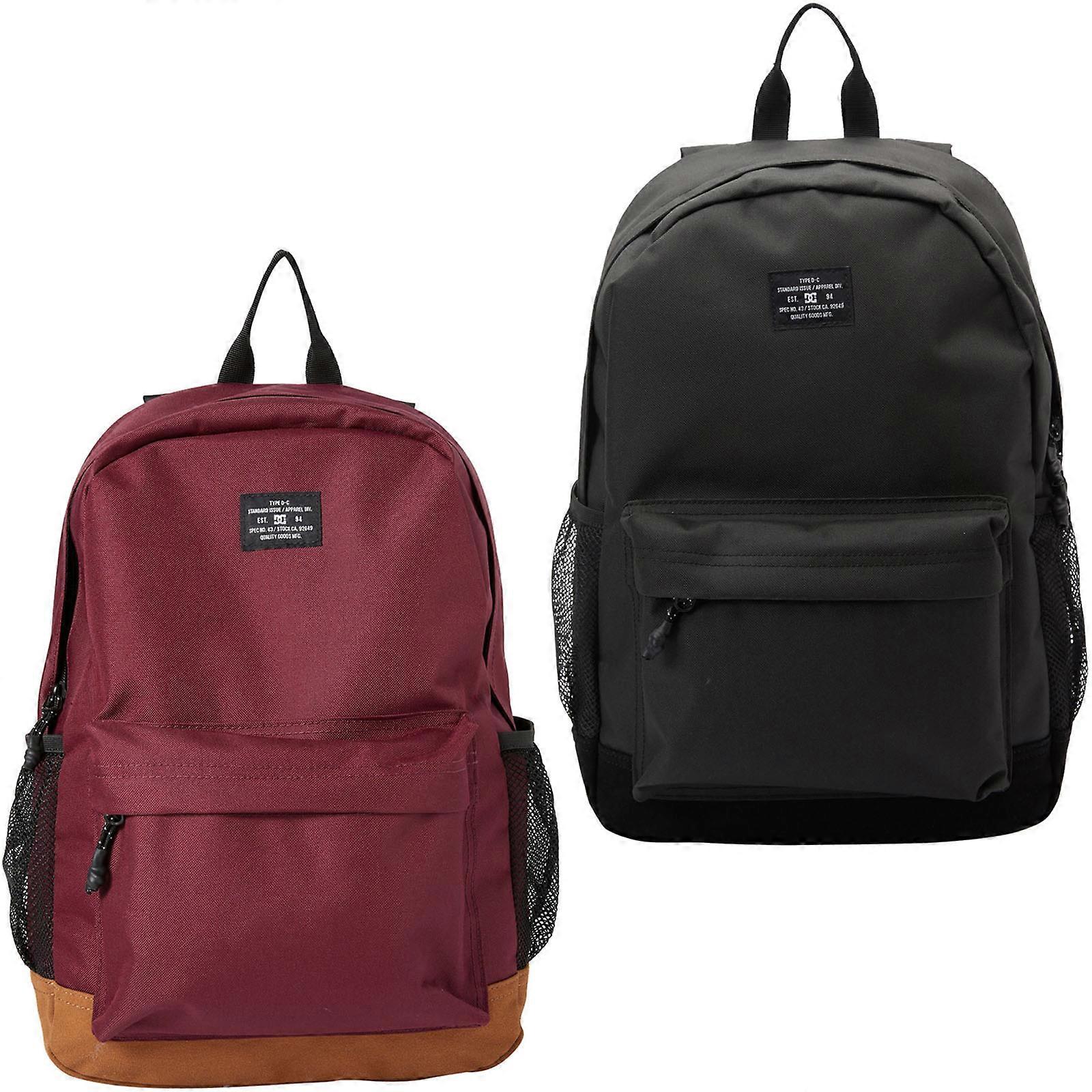 DC Shoes Mens Backsider Core 20L Adjustable Strap Rucksack Backpack Bag