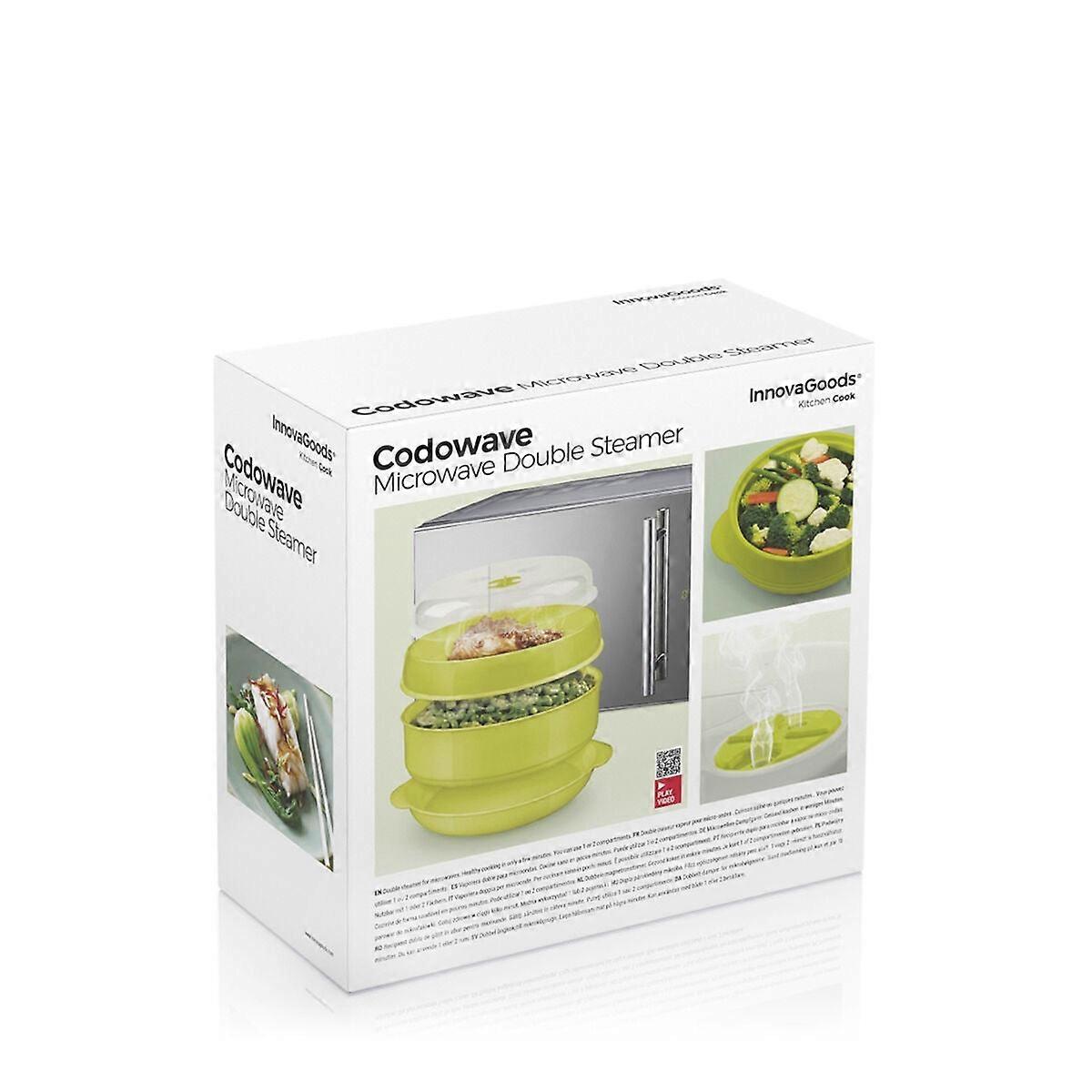 Microwave Double Steamer Codowave InnovaGoods