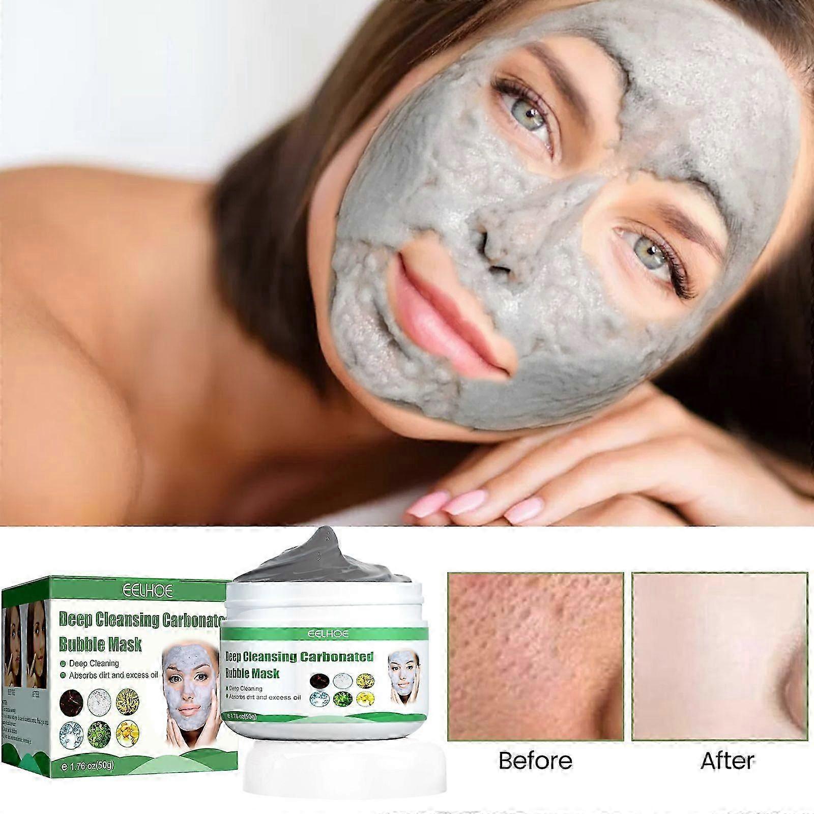 Moisturizing Bubble Mask for Deep Cleansing, Pore Shrinking & Blackhead Removal