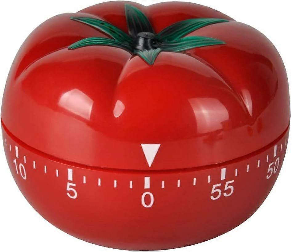 Timer, tomato shaped mechanical 60 minute countdown timer Kitchen cooking and
