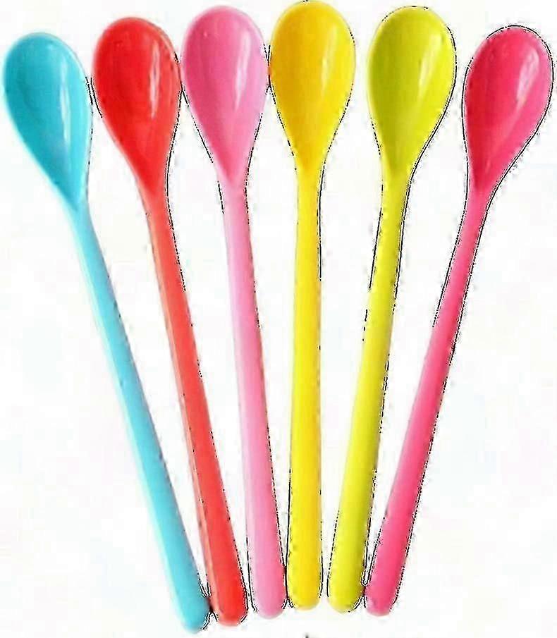 Reusable Plastic Spoons compatible with Dessert Coffee Party 12pc