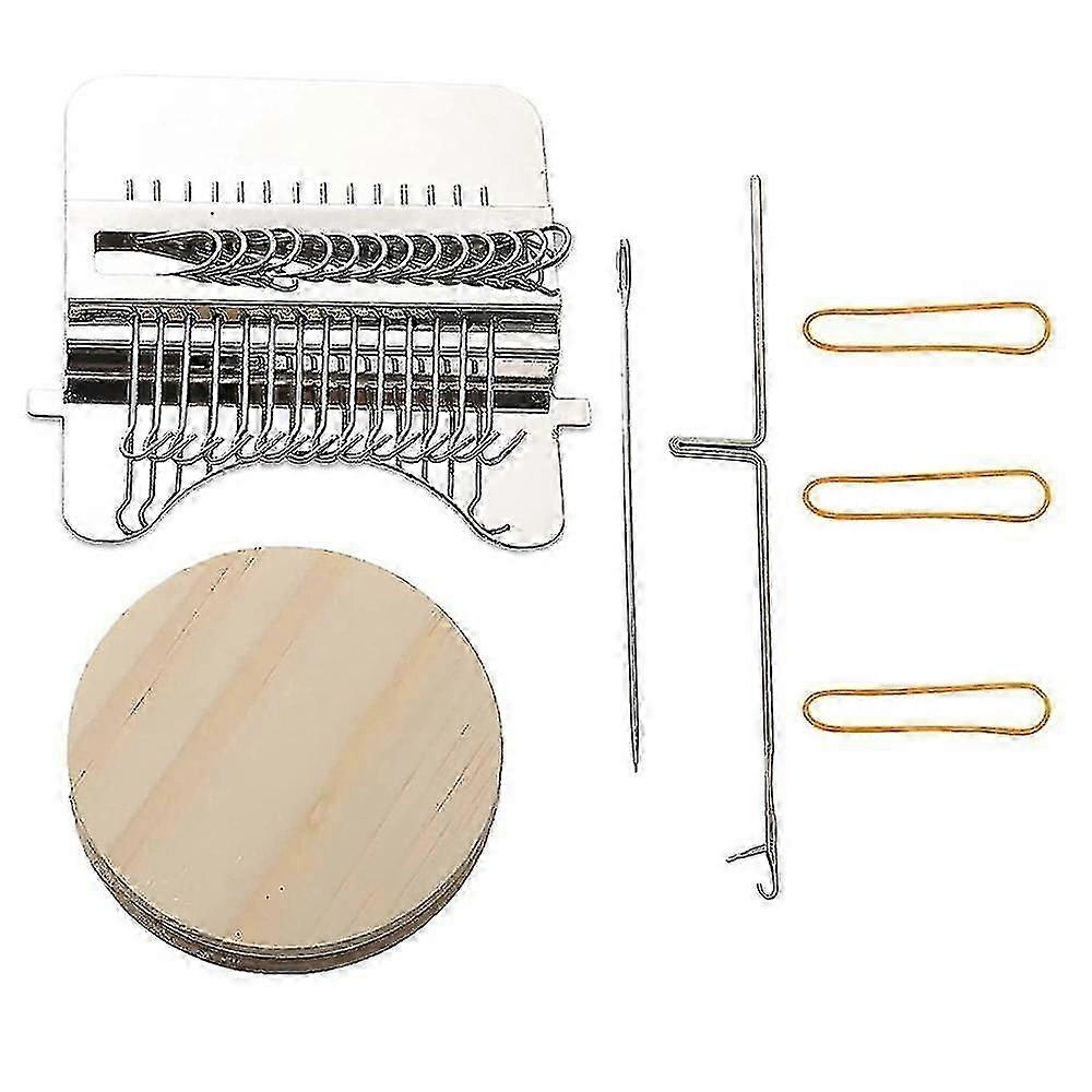 Quick Mini Mending Loom with Speedweve Type Weaving Tool for DIY Projects
