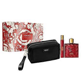 Men's Perfume Set Versace EROS FLAME 3 Pieces
