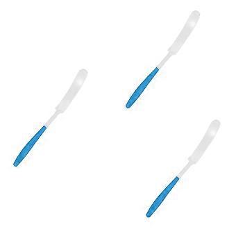 3X Back Shower Brush Easy-To-Reach Body Brush with Non-Slip Handle Long Curved Shower Brush Suitable compatible with Elderly Shower