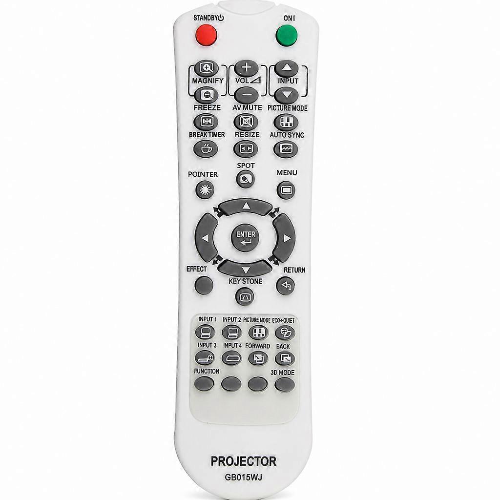 Projector Remote Control Compatible with Sharp GB015WJ MOS