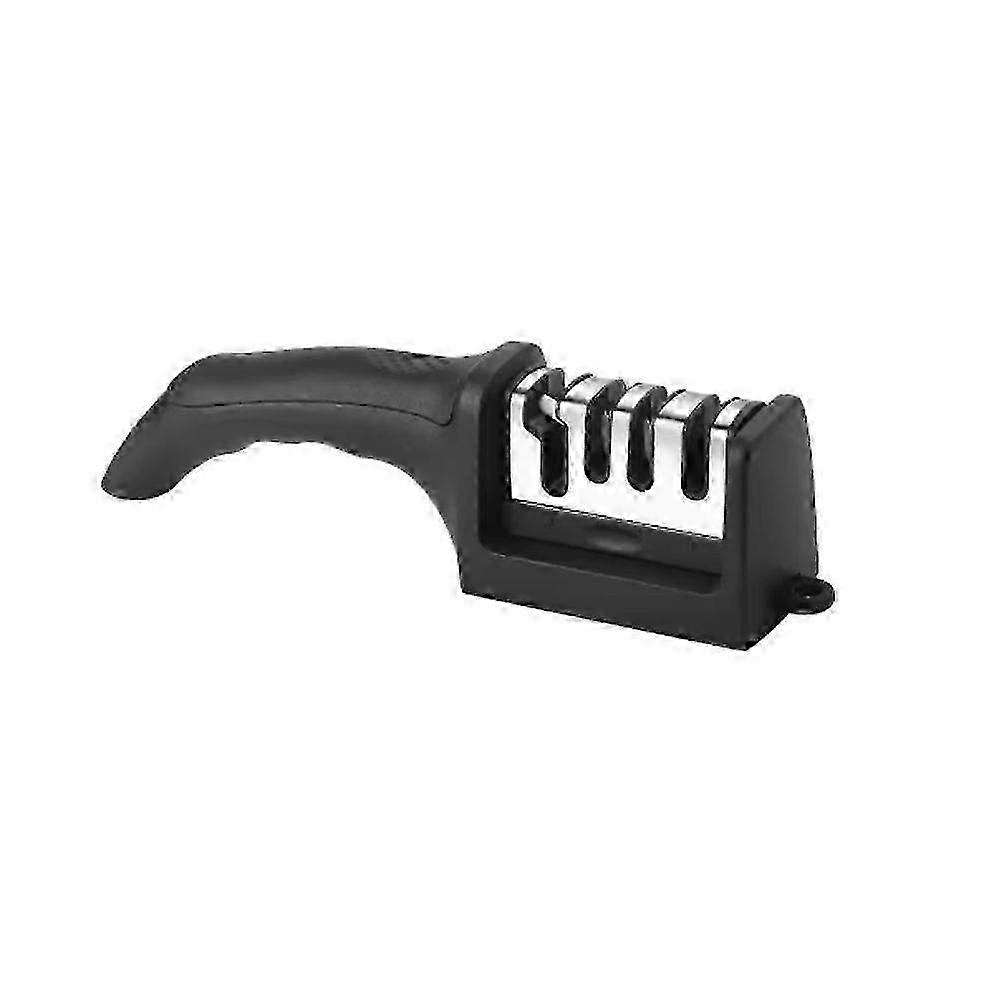 4 Slot Kitchen Knife Sharpener Household Quick Sharpening Tool Stainless Steel Whetstone Multi-function Sharpening Rod