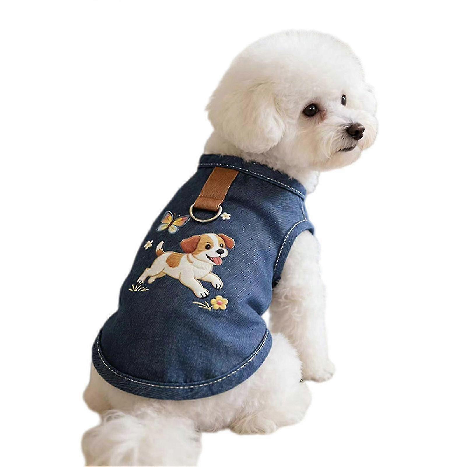 Quick Dry Denim Dog Tee