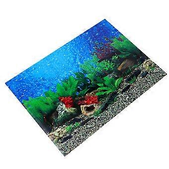 Fish Tank Wallpaper for Decoration 3Pcs 3D Self-Adhesive Aquarium Background