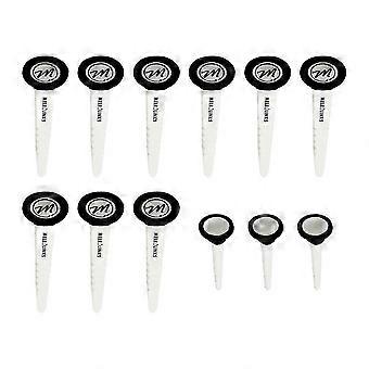 Adjustable Height Golf Pin and Tee  Golf Training Tool and Alignment Accessory