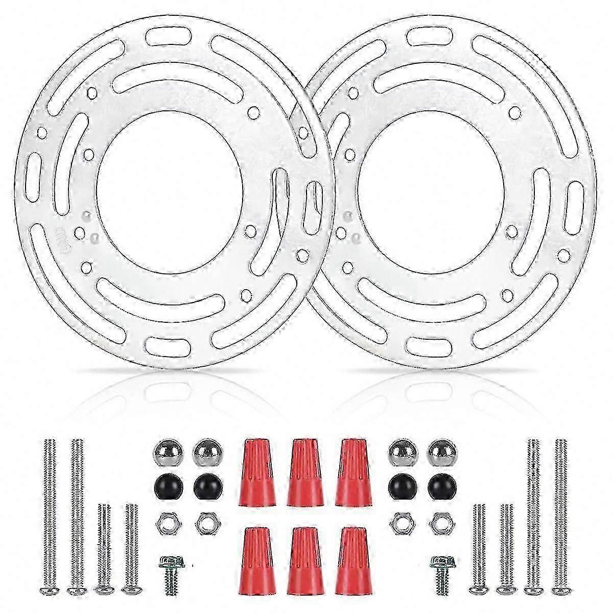Secure Installation Ceiling Light Fixture Mounting Plate