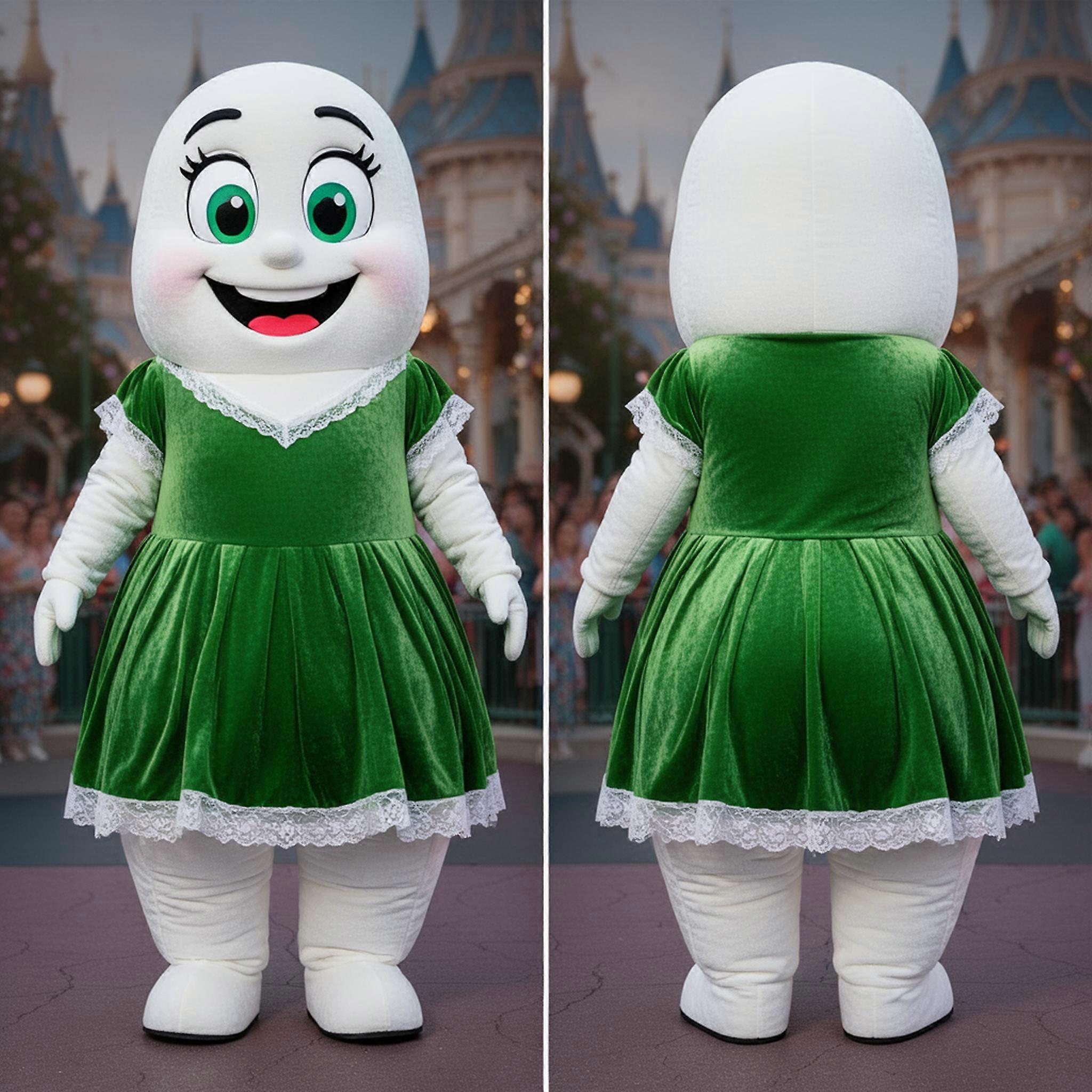 MASTICOT Velvety Green Bean Mascot