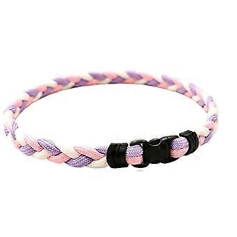 Team Spirit Braided Necklace for Players and Supporters with Quick Clasp Closure, Three-Color Cord Style for Game Day