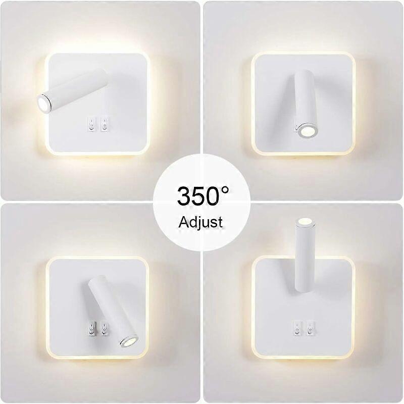Multifunctional Adjustable Wall Sconce Nightlight
