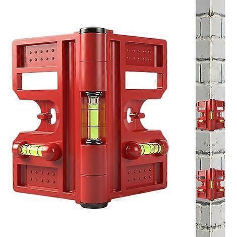 Magnetic angle level for posts. Precise leveling tool for DIY and construction projects, reliable label, professional measuring tool.