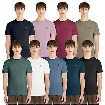 Lyle & Scott heren katoenen T-shirt met ronde hals, comfortabel, ideaal voor dagelijks gebruik en golf.