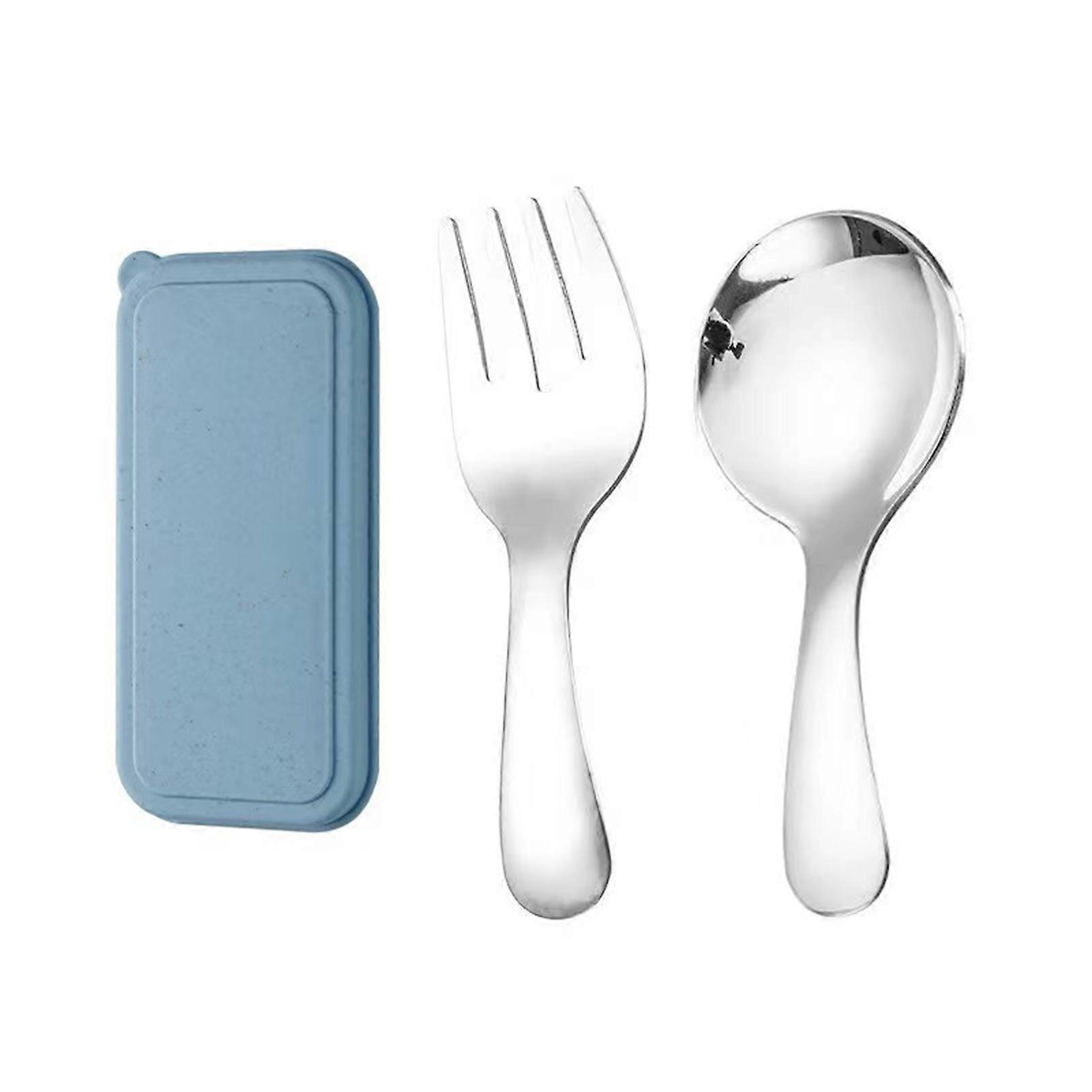 Stainless Steel Portable Fork Spoon Set