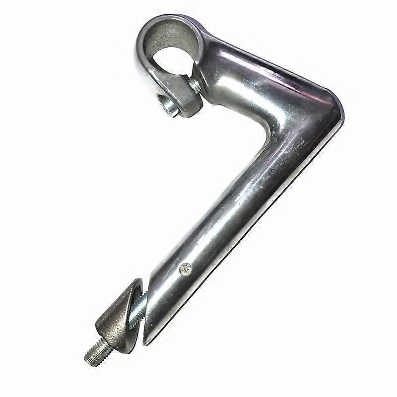 Retro Silver Aluminum Gooseneck Stem