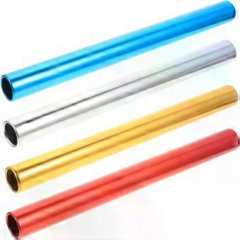 4pcs Electroplated Aluminium Alloy Relay Sticks for Athletics Race