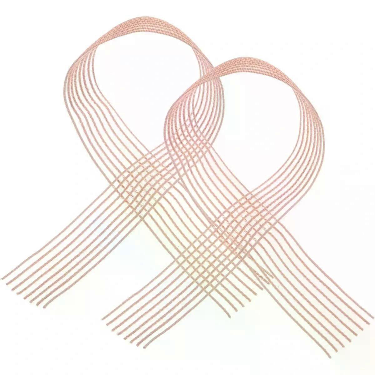 Shoe Ribbon 2pcs Pink Elastic Support for Dance Training
