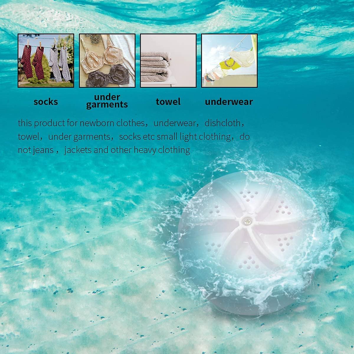 Portable Washing Machine,portable Turbo Washer With Usb, Mini Washing