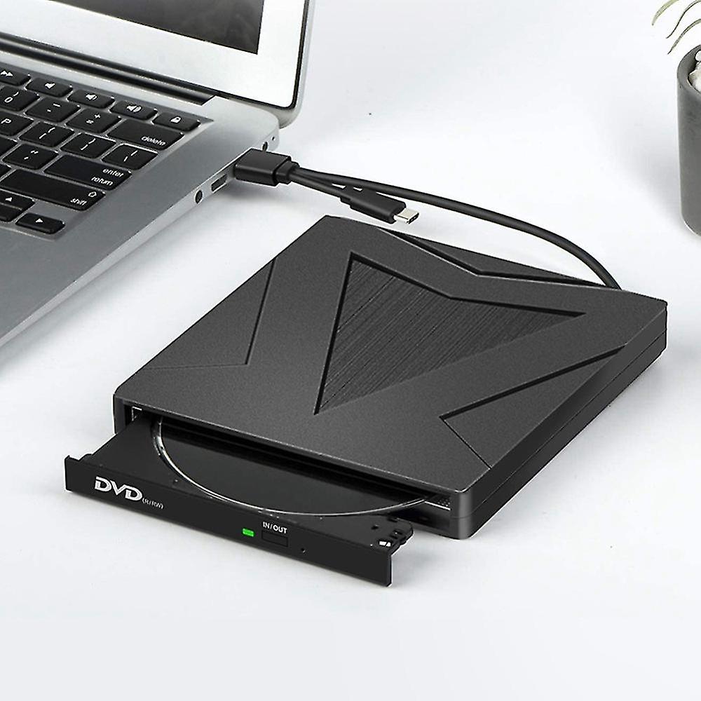 External Usb3.0 Dvd Cd Writer Slim Optical Drive Burner Reader Player Tray Type Portable For Pc Lap