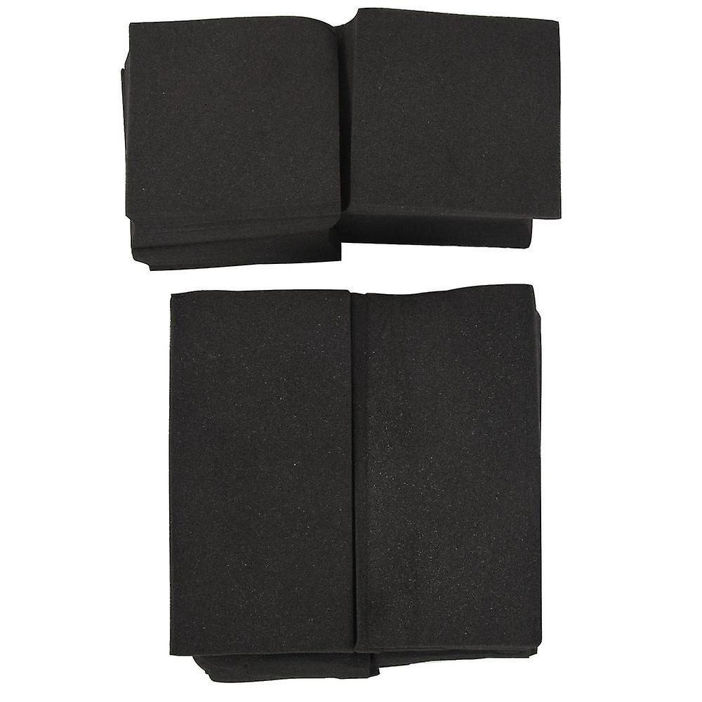16pcs/set 12pc Bass Trap Wall Foam + 4pc Square Sound Insulation Foam