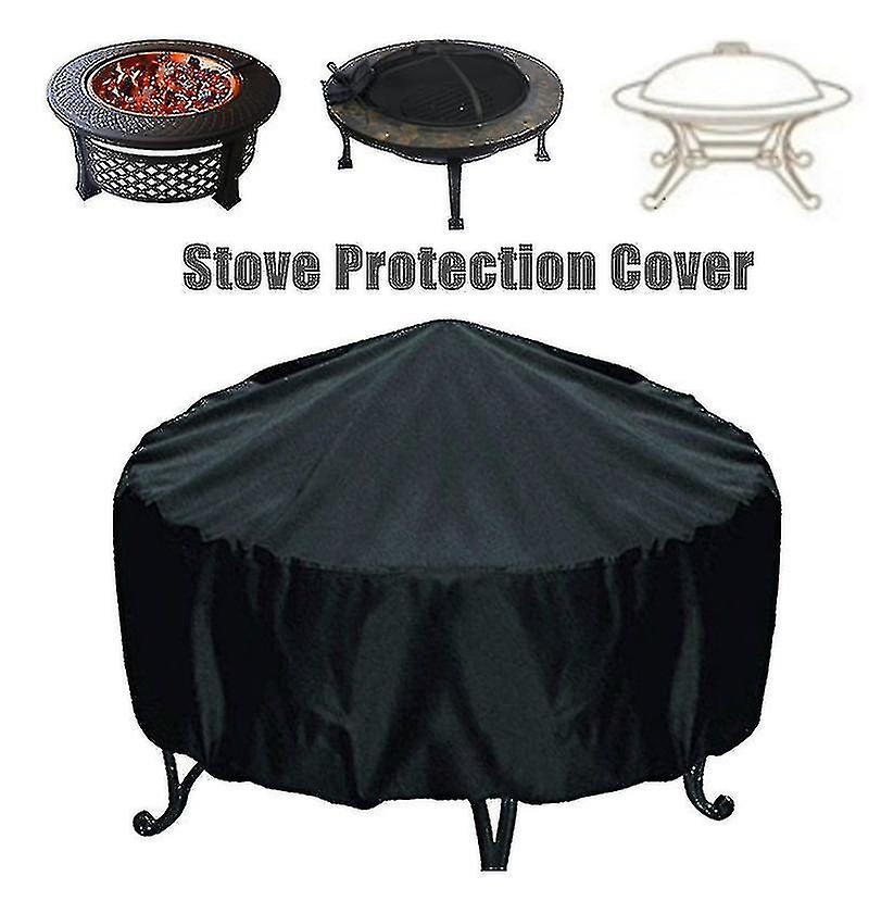 122*46 Cm Round Rainproof Outdoor Camping Barbecue