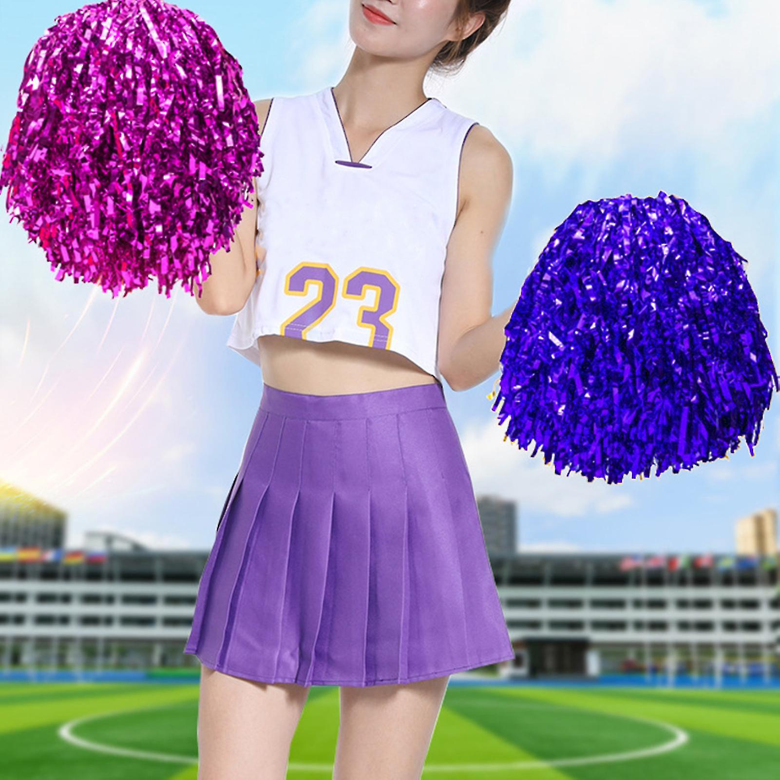 Hand Flowers Bring Visual Enjoyment Attractive Colorful Cheer Squad Team Spirited Fun Pom Poms For Game