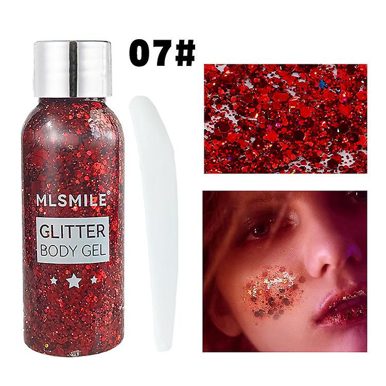 Glitter Eyeshadow Sequins Gel Body Face Performance Stage Mermaid Scale Manicure Polarized Sequins