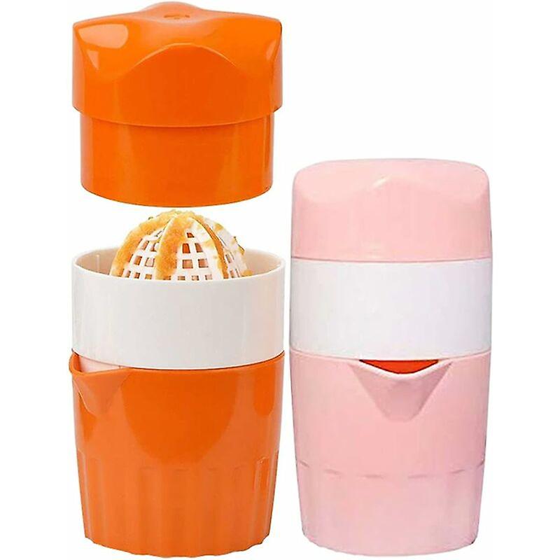 Manual Juicer, 2pcs Portable Manual Juicer Juicer Squeezer Kitchen Tool