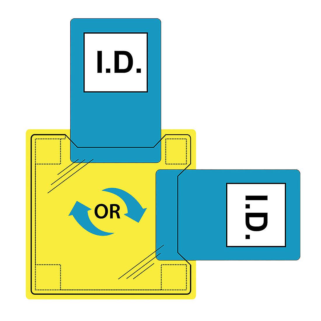 Portwest Id20 Hi Vis Dual Id Holder - Sew-on