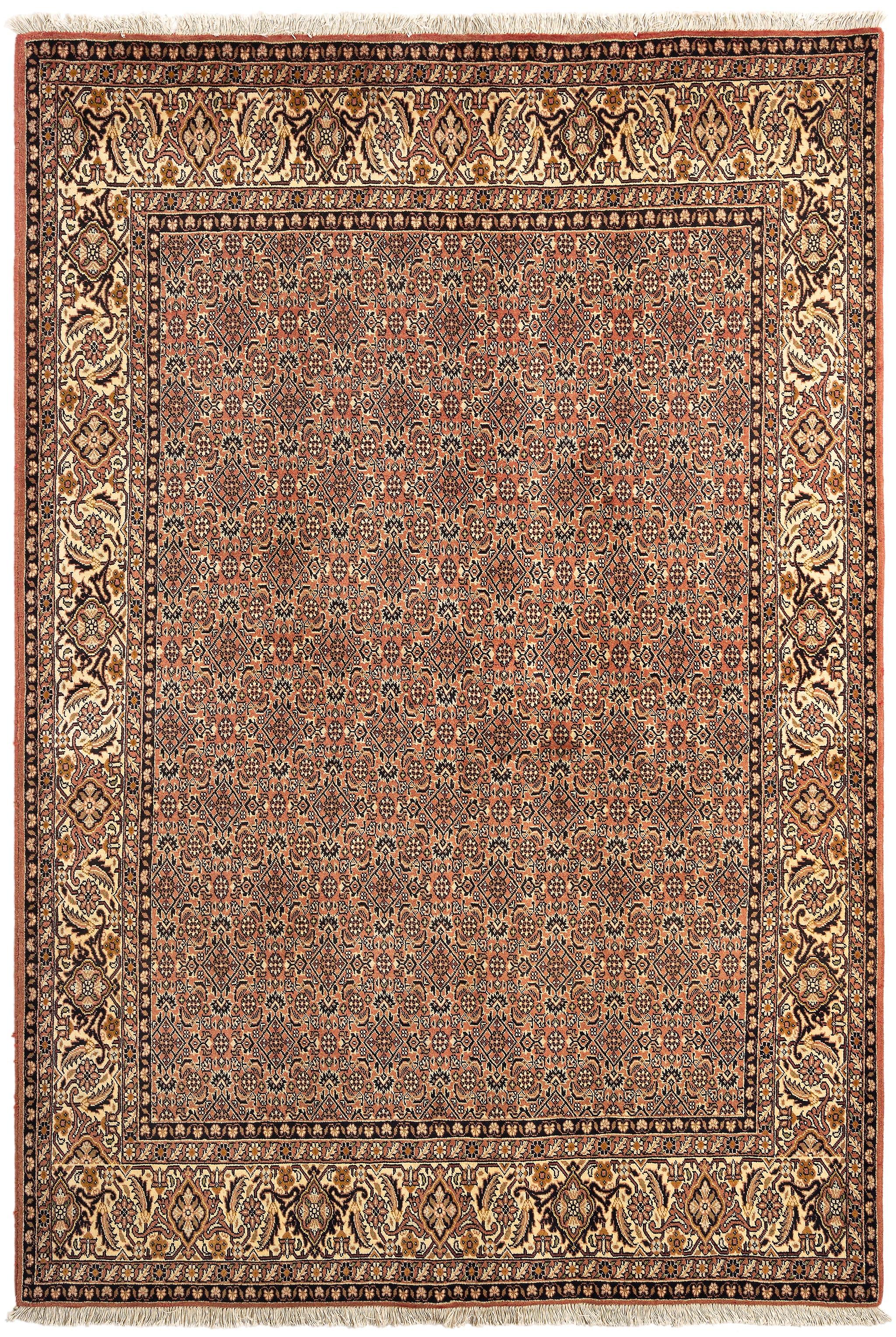 Hadorn Bidjar 176x256 带粉红色手工制作的中亚地毯