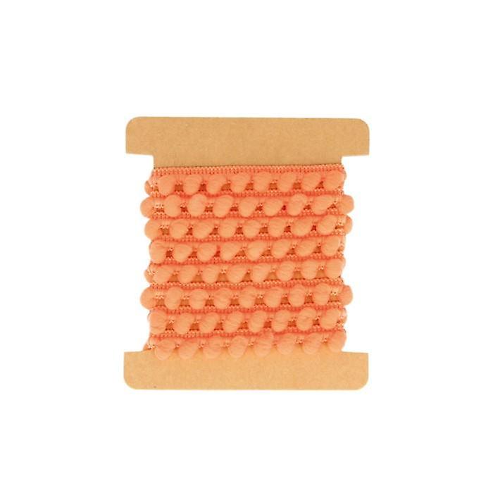 Ribbon with orange tassels 1 m