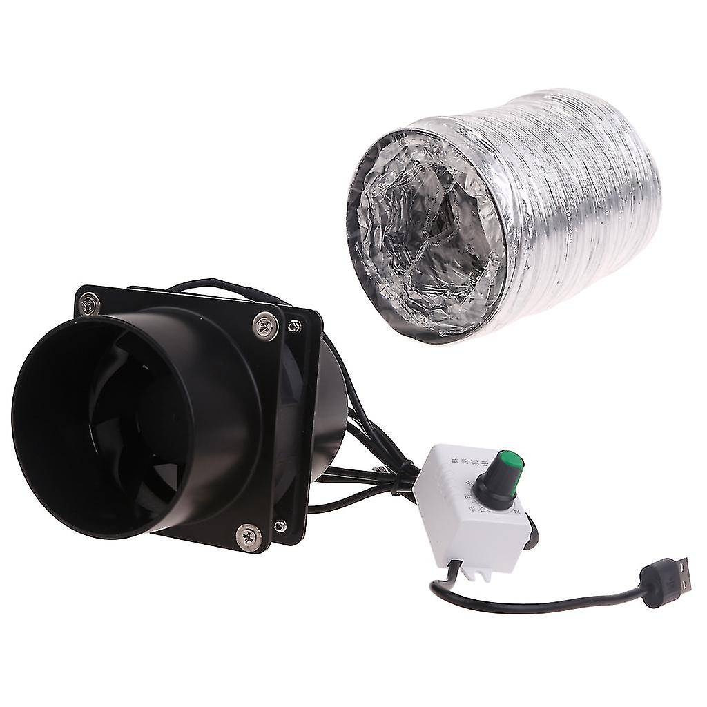High-performance Ventilation Fan With Powerful Suction And Plastic Duct Pipe
