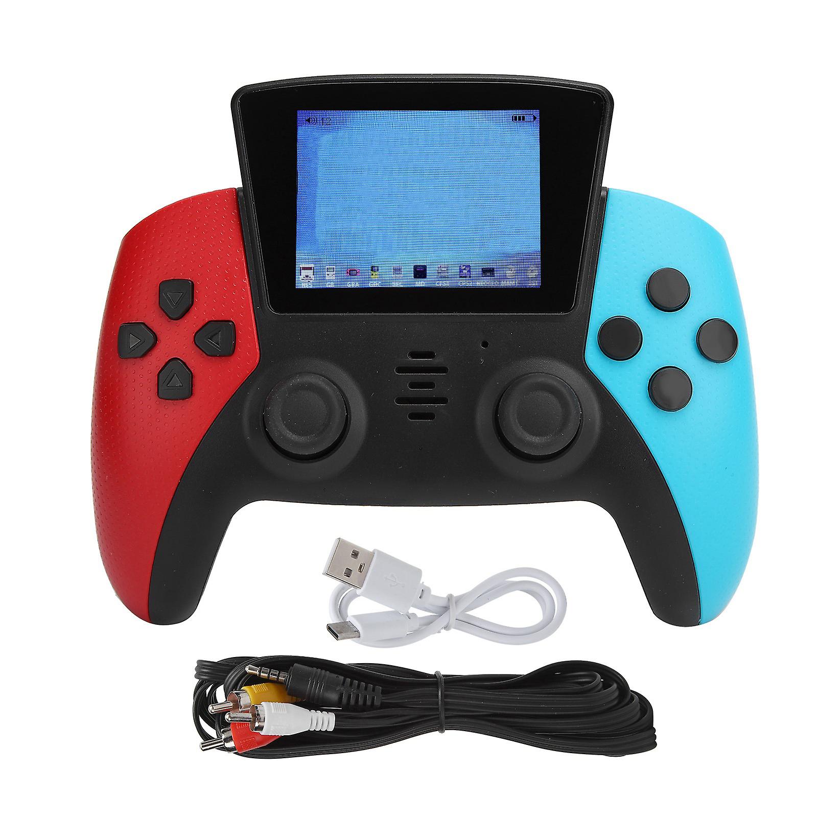 Portable Handheld Game Console - High-Resolution Screen, Supports 10 Emulators, TV Output