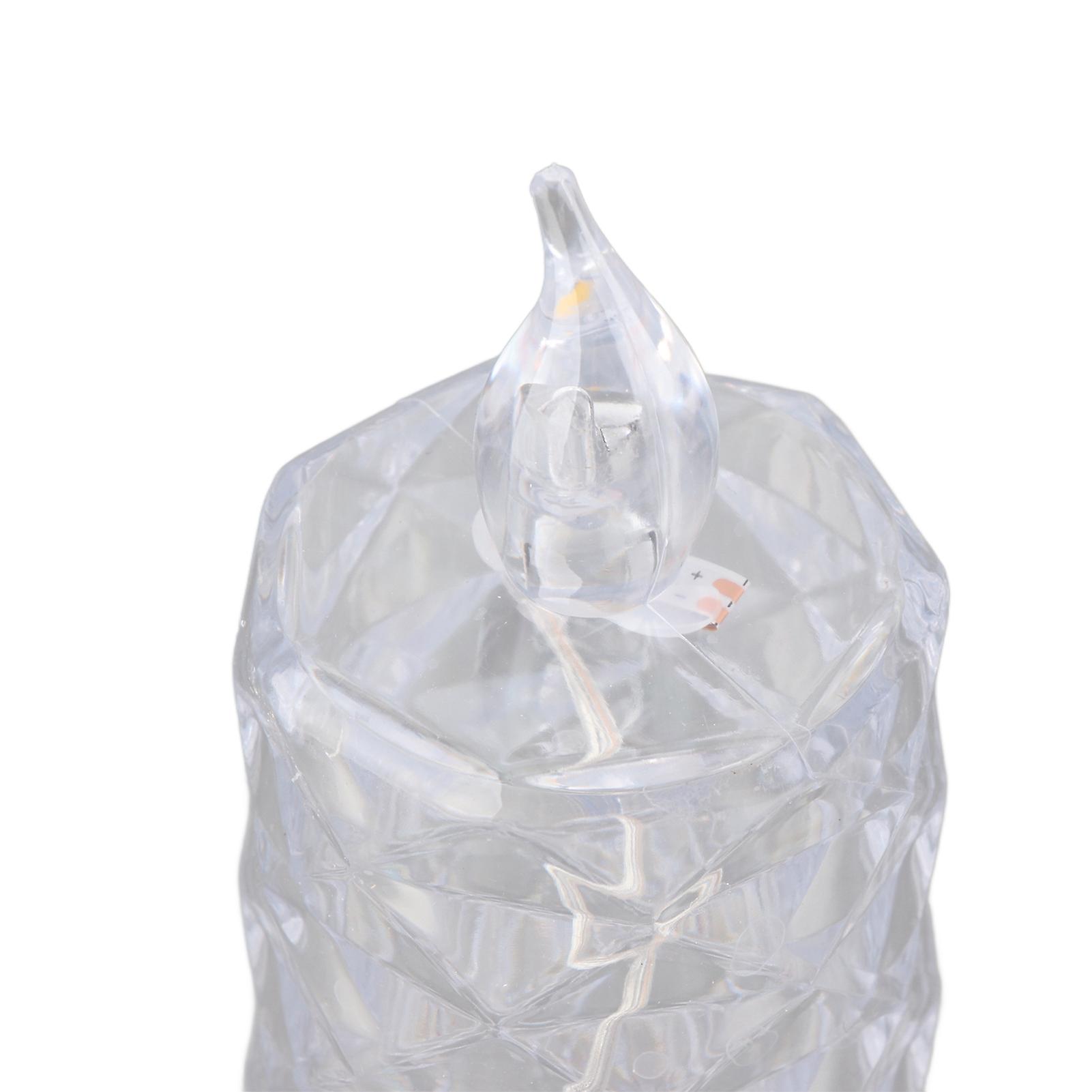 Romantic Battery Powered Night Light Candle with Base, 2xAA