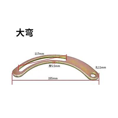 مكيف هواء السيارة مكثف حديد بار تثبيت قوس التثبيت العالمي لمروحة لوحة مثقبة مع ثقب الحديد المسطح 1 قطعة ~ 45335