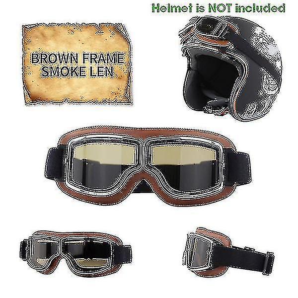 Retro Aviator Motorcycle Goggles-hy
