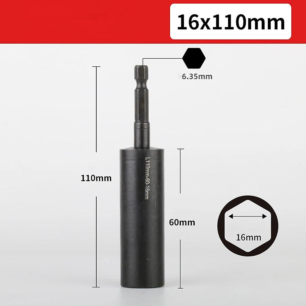 1pc Hex Socket Socket Wrench Set Socket Adapter Chrome Vanadium Steel Hex Socket Wrenches Nut Drill Bit Tools H8-H19~13043