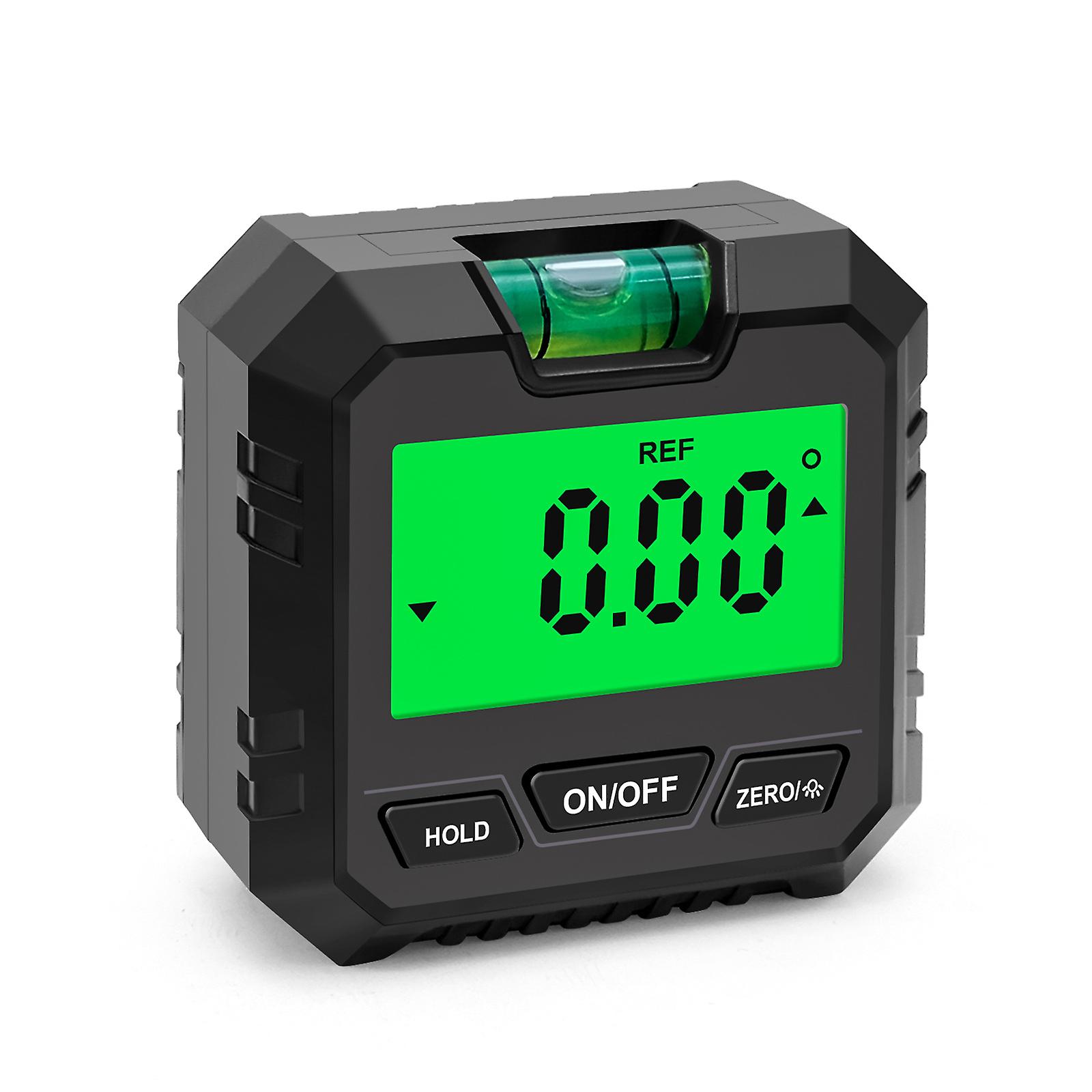 Dww-Noir-Inclinomtre,Inclinometre Numerique Magnetique Niveau Numrique lectronique,Rapporteur d'Angle Numrique, LCD et Rtroclairage, Pour Menuiserie,